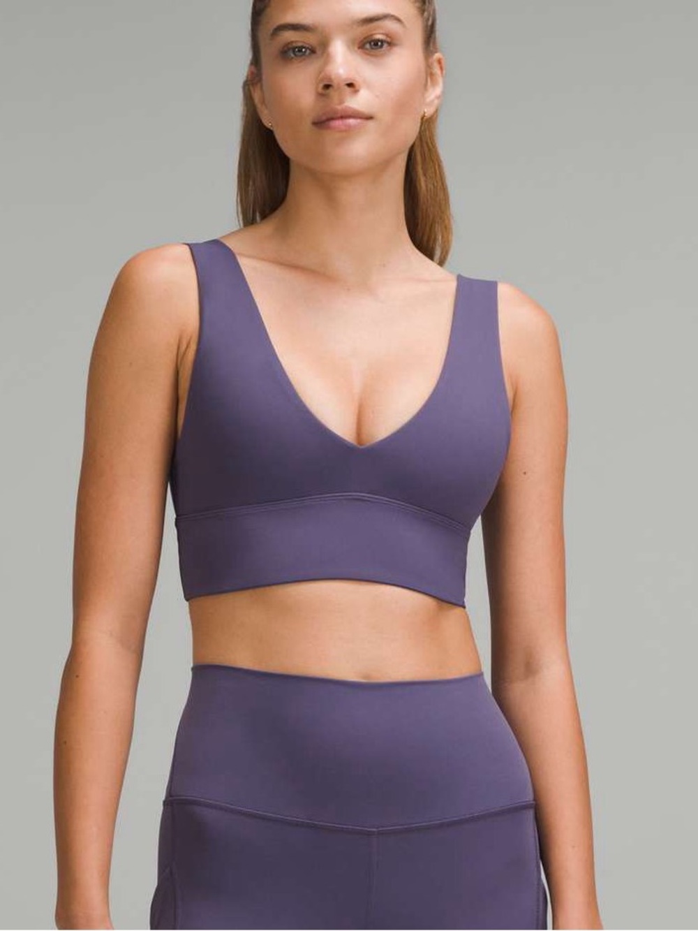 NWT💕 Lululemon Align V-Neck Bra - Nightfall SZ 4